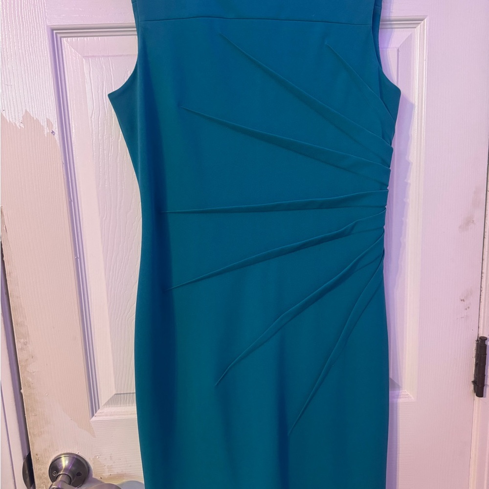 Calvin Klein Teal Midi Dress
